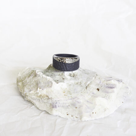 Žiedas „Silver Nebula Bloom“